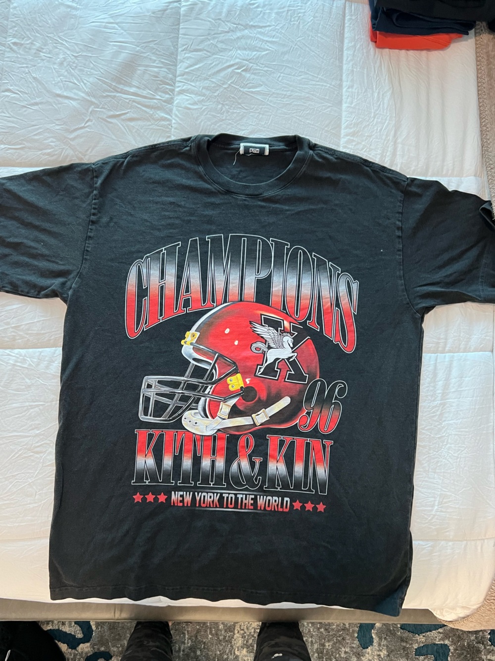 Kith & Kin Champions 1996 Vintage Tee Black